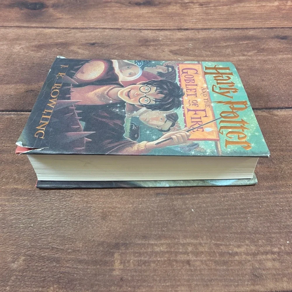 Scholastic Harry Potter Goblet of Fire Hardcover OS Multi Good First Edition